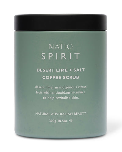 Spirit Desert Lime + Salt Coffee Scrub