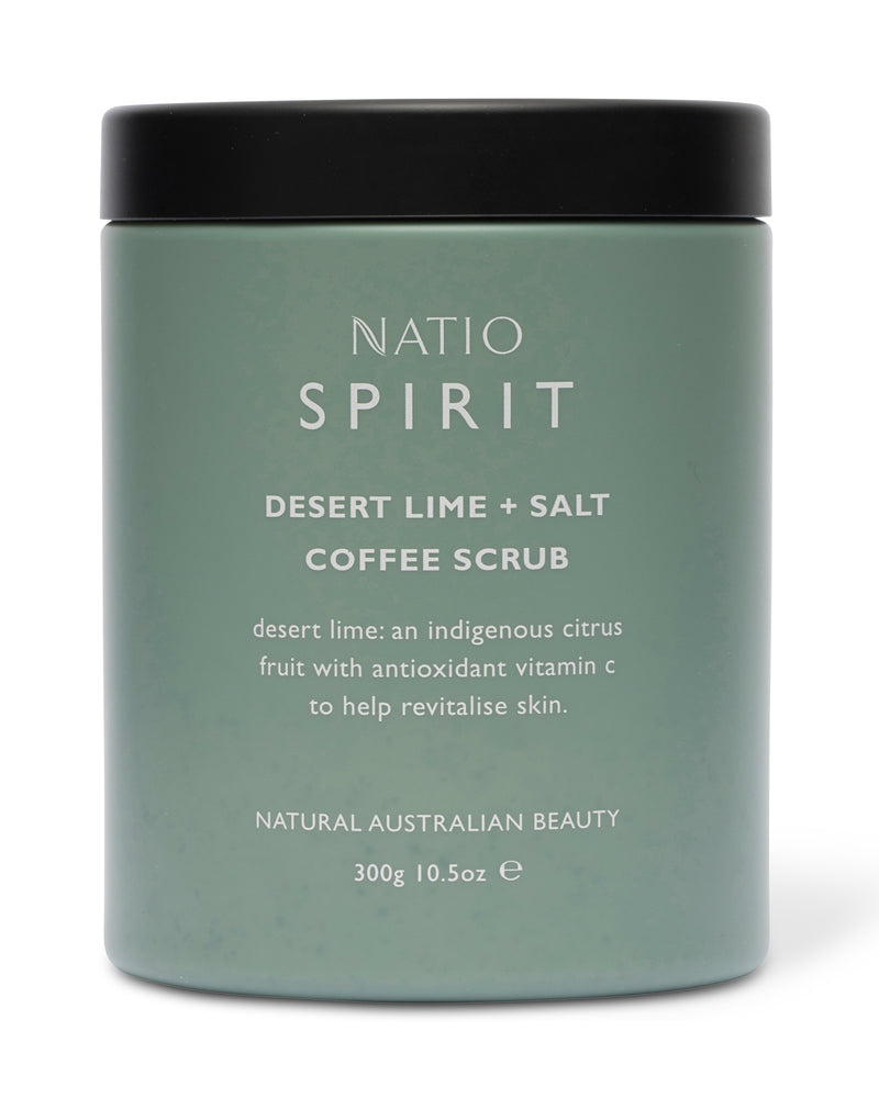 Spirit Desert Lime + Salt Coffee Scrub