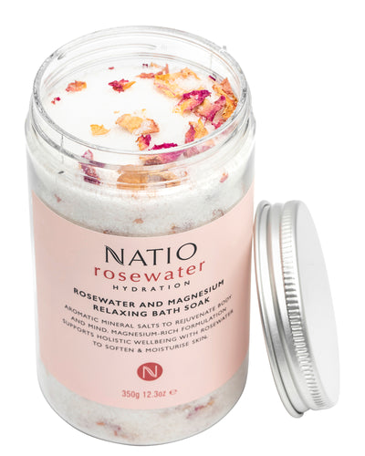 Rosewater Hydration Rosewater and Magnesium Relaxing Bath Soak