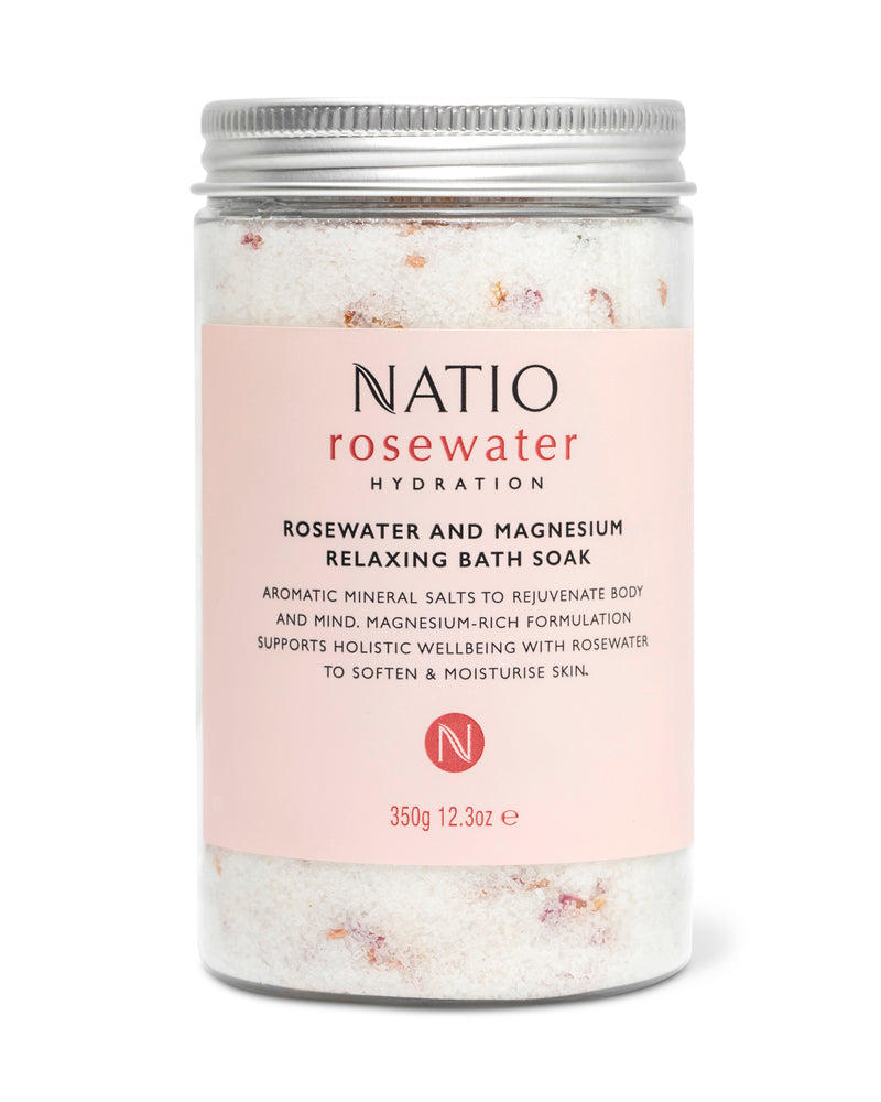 Rosewater Hydration Rosewater and Magnesium Relaxing Bath Soak