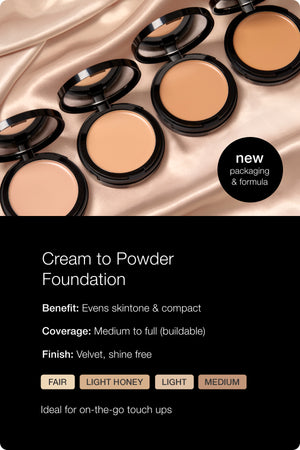Cream to Powder Foundation Light