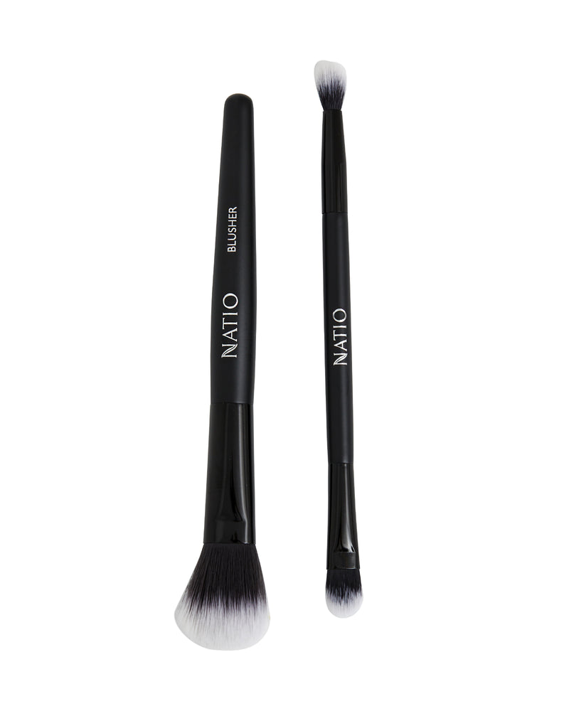 Eyeshadow & Blusher Brush Duo