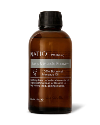 Wellbeing Sports & Muscle Recovery Massage Oil