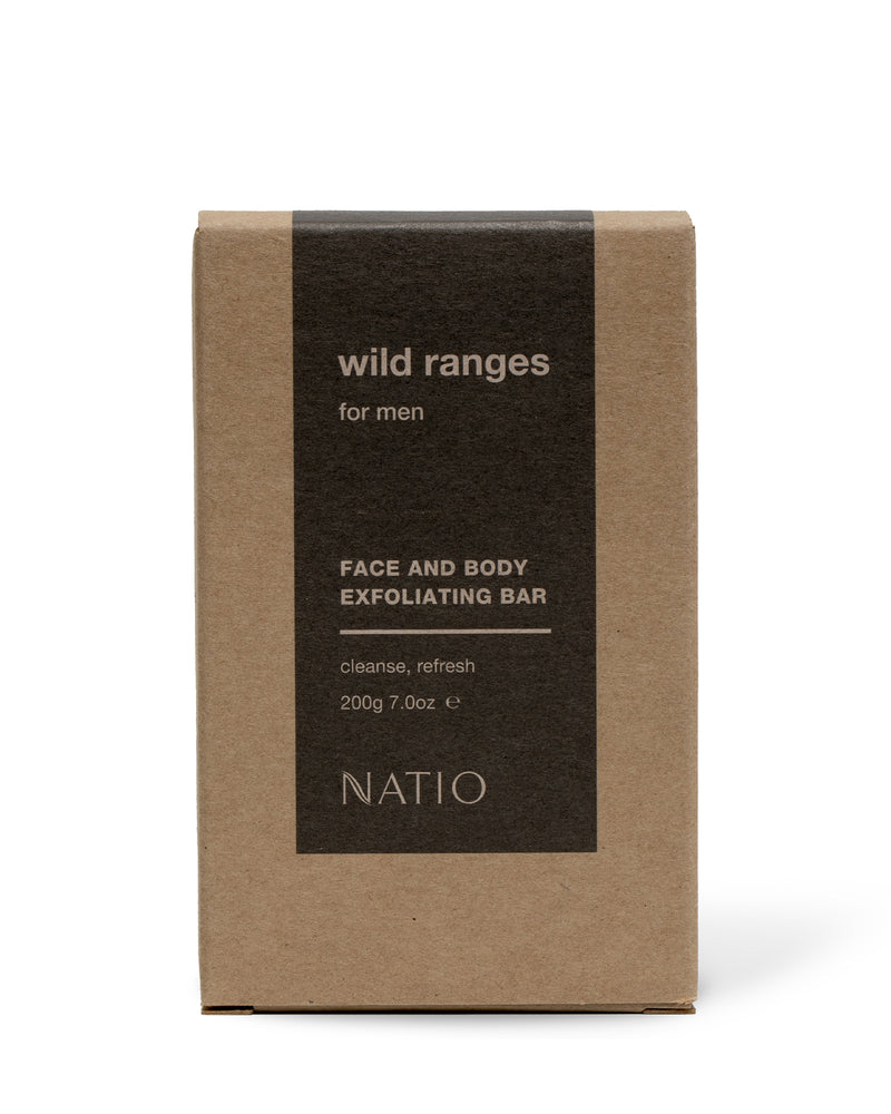 Wild Ranges for Men Face and Body Exfoliating Bar