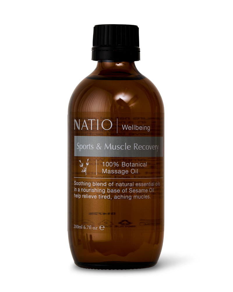 Wellbeing Sports & Muscle Recovery Massage Oil
