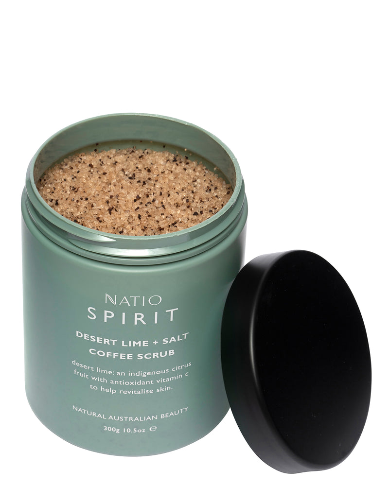 Spirit Desert Lime + Salt Coffee Scrub