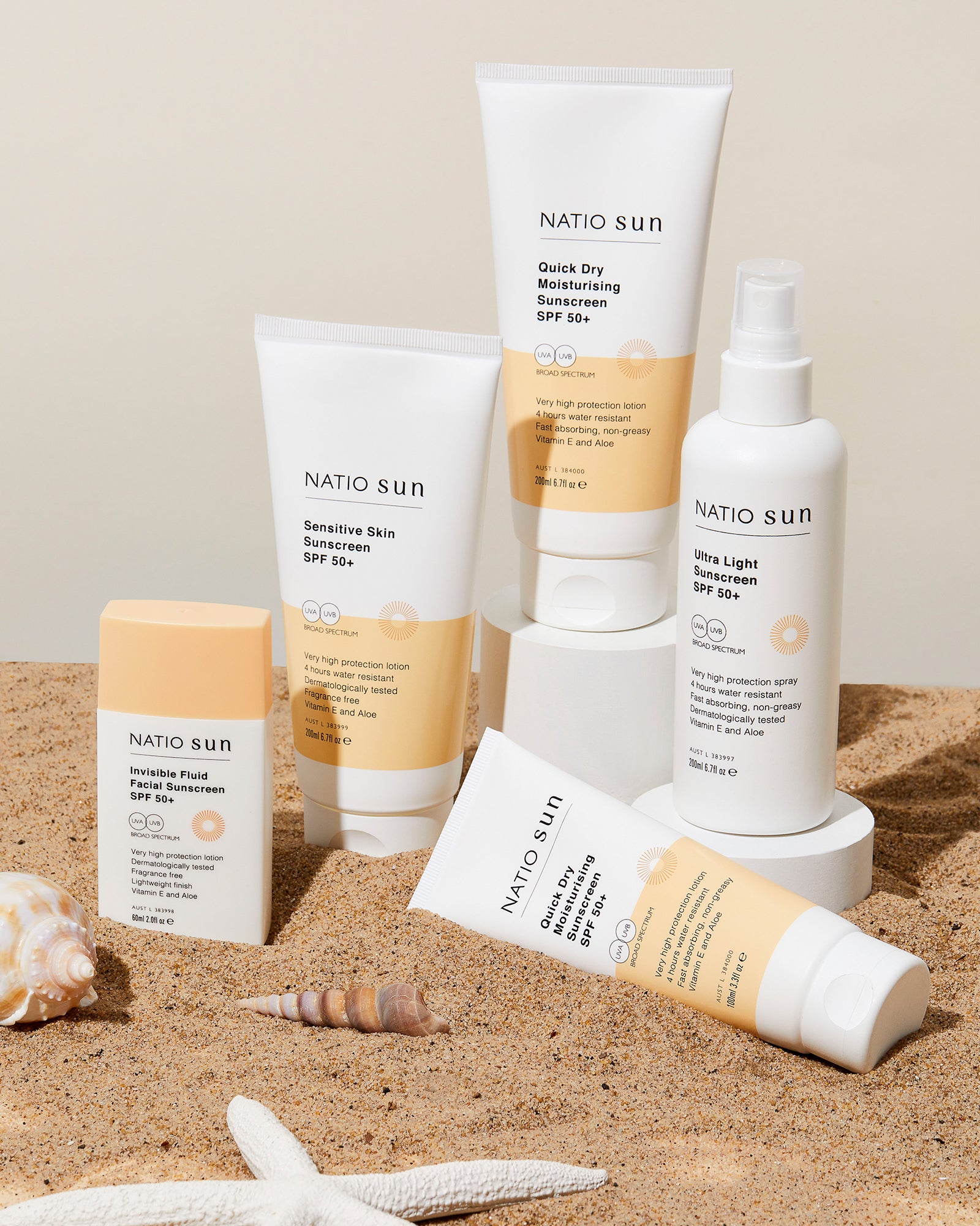 Quick Dry Moisturising Sunscreen SPF 50